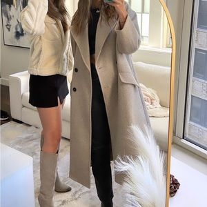 Zara Tan Coat (Size M)